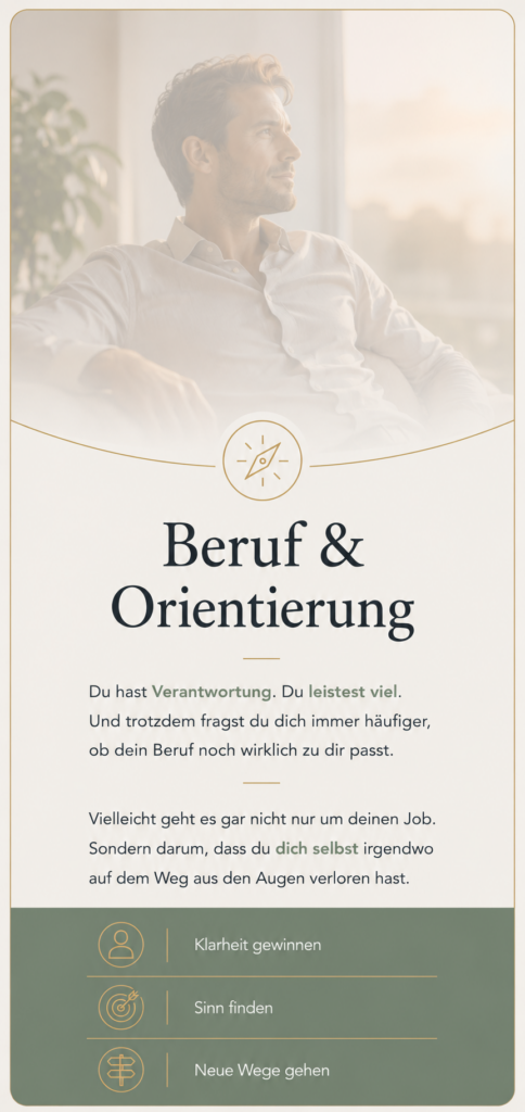 Angebot Beruf & Orientierung