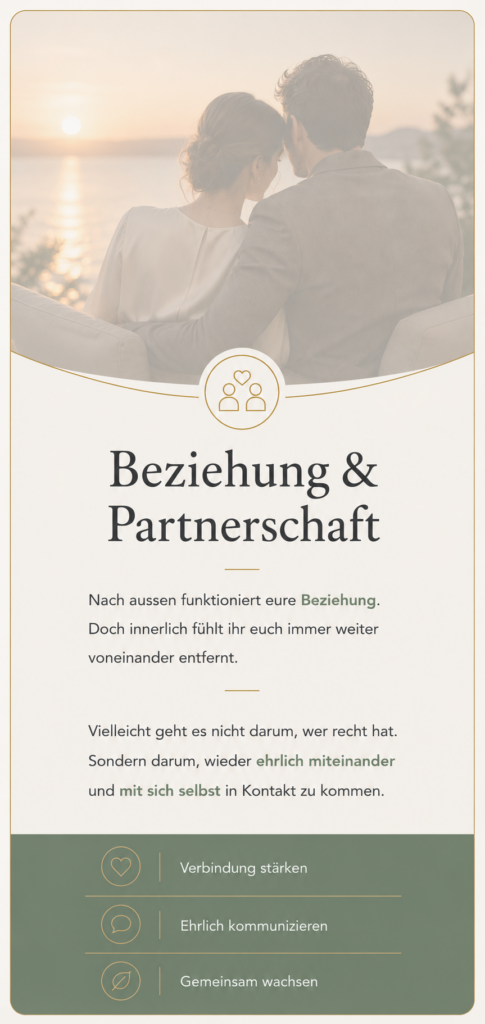 Angebot Beziehung Partnerschaft